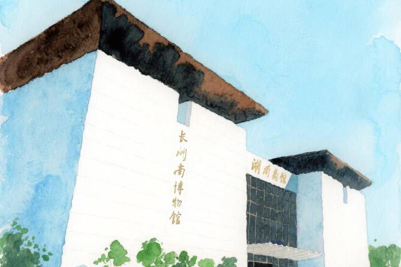长沙地铁5号线毛竹塘站出入口周边公交线路+地标